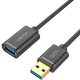 Kabel USB Unitek USB-A - USB-A 1.5 m Czarny (Y-C458GBK) 3