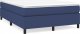 vidaXL Łóżko kontynentalne, niebieskie, obite tkaniną, 140x200 cm 2