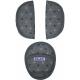 Xplorys Uniwersalne nakładki na pasy Dooky Universal Pads - Grey Stars (T-XP-126922) 3