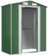 vidaXL vidaXL Szopa ogrodowa, zielona, 192x108x223 cm, stal galwanizowana 5