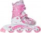Rolki Raven Inlineskates Princess rekreacyjne regulowane różowe r. 34-37 3