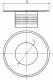 SpiroFlex 160 rozeta biała 2