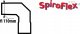 SpiroFlex 110 kolano nastawne nierdzewne 1