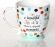 Cup&You Zabawny kubek beautiful life na urodziny imieniny 1
