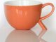 Cup&You Duży kubek miska z nóżką koralowy porcelana 500ml 1