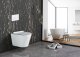 Zestaw kompaktowy WC Omnires TAMPA | bezkołnierzowa miska toaletowa wisząca z deską wolnoopadającą, 52x36 cm, kolor: biały połysk 13