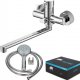 Bateria wannowa Sotbe Unicorn ścienne chrom (UNI-BWR-14259233) 1