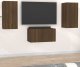 vidaXL vidaXL Zestaw 3 szafek TV, brązowy dąb, materiał drewnopochodny 1