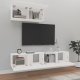 vidaXL vidaXL Zestaw 3 szafek TV, biały, materiał drewnopochodny 3