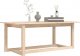 vidaXL Stolik kawowy, 110x55x45 cm, lite drewno sosnowe 6