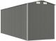 vidaXL vidaXL Szopa ogrodowa, jasnoszara, 192x523x223 cm, stal galwanizowana 6