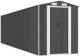 vidaXL vidaXL Szopa ogrodowa, antracytowa, 192x772x223 cm, stal galwanizowana 2