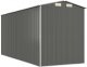 vidaXL vidaXL Szopa ogrodowa, jasnoszara, 192x440x223cm, stal galwanizowana 6