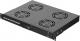 NetRack Panel wentylacyjny 19" 4F z termostatem Czarny (100-005-001-021) 4