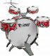 AIG Perkusja Dla Dzieci Zestaw Bębnów Talerze Duża 6