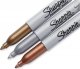Sharpie Markery Metallic złoty srebrny brązowy 1