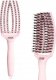 Olivia Garden Fingerbrush Pink Pastel, szczotka z włosiem z dzika, Medium 2