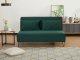 SIGNAL MEBLE Sofa rozkładana ZENIA VELVET zielona funkcja spania Signal 5