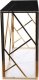SIGNAL MEBLE Konsolka ESCADA C II 120x40 czarna/złoty 4