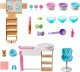 Lalka Barbie Mattel BARBIE SALON SPA EXTRA LALKA MASA MASECZKI PIESEK 6