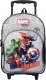 Vadobag AVENGERS HULK WALIZKA KÓŁKA PLECAK SZKOLNY DZIECI 2