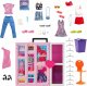 Mattel Zestaw Garderoba Barbie HBV28 1