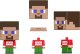 Figurka Mattel Mattel Minecraft Mob Head Minis Advent Calendar Toy Figure 8