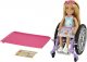 Lalka Barbie Mattel Lalka Barbie Chelsea na wózku blond włosy HGP30 1