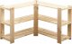 Wamar-Sosenka MAXI Regał Narożny Drewniany 64x85x30 cm 3 Półki ażurowe Surowy Drewno sosnowe MAXI-2ZA+ 1
