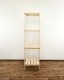 Wamar-Sosenka MAXI Regał Drewniany 166,4x80x50 cm 4 Półki ażurowe Surowy Drewno sosnowe Naturalny MAXI-4MA / Wamar-Sosenka 4