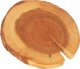 Wamar-Sosenka Zestaw 2 szt Okorowanych Podkładek na Stół /śr. 9-12 cm/ Drewno Czeremchy Olejowany Naturalny PDOP_0912X10_DO2 / Wamar-Sosenka 2