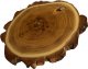 Wamar-Sosenka Zestaw 6 szt Podkładek na Stół /śr. 9-12 cm/ Drewno Akacji z Korą Olejowany Naturalny PDOA_0912X10_KO6 / Wamar-Sosenka 2
