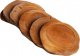 Wamar-Sosenka Zestaw 6 szt Okorowanych Podkładek na Stół /śr. 9-12 cm/ Drewno Czeremchy Olejowany Drewno czeremchowe Naturalny PDOP_0912X10_DO6 / Wamar-Sosenka 4