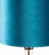Lampa stołowa Eurofirany Lampa dekoracyjna LOTOS 32X61 turkusowa + złota 1