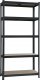 kontrast Regał magazynowy metalowy 180x90x40 5 półek x 175 kg czarny 1