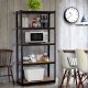 kontrast Regał magazynowy metalowy 180x90x40 5 półek x 175 kg czarny 5