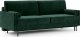 Homede HOMEDE Sofa 3 osobowa rozkładana ROSSI 87x96x212 butelkowa zieleń 3