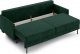 Homede HOMEDE Sofa 3 osobowa rozkładana ROSSI 87x96x212 butelkowa zieleń 4
