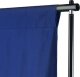 vidaXL vidaXL Bawełniane tło fotograficzne, niebieskie 300x300 cm, chroma key 1