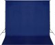 vidaXL vidaXL Bawełniane tło fotograficzne, niebieskie 300x300 cm, chroma key 2