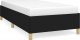 vidaXL vidaXL Rama łóżka, czarna, 80 x 200 cm, tapicerowana tkaniną 2