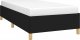 vidaXL vidaXL Rama łóżka, czarna, 80 x 200 cm, tapicerowana tkaniną 3