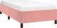 vidaXL vidaXL Rama łóżka, różowa, 100 x 200 cm, tapicerowana aksamitem 3