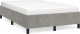 vidaXL vidaXL Rama łóżka, jasnoszara, tapicerowana aksamitem, 120 x 200 cm 2
