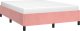 vidaXL vidaXL Rama łóżka, różowa, 140x190 cm, aksamitna 3