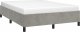 vidaXL vidaXL Rama łóżka, jasnoszara, 140 x 200 cm, tapicerowana aksamitem 3
