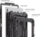 Etui na tablet Tech-Protect TECH-PROTECT SOLID360 GALAXY TAB S7+ PLUS / S8+ PLUS / S7 FE 12.4 BLACK 1