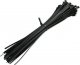 Organizer Qoltec Opaski zaciskowe wielorazowe/trytytki | 7.2*350mm | Nylon UV | Czarne 1