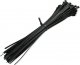 Organizer Qoltec Opaski zaciskowe wielorazowe/trytytki | 7.2*400mm | Nylon UV | Czarne 1