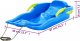 vidaXL vidaXL Sanki z hamulcami, niebieskie, 87x40x18 cm, PP 7